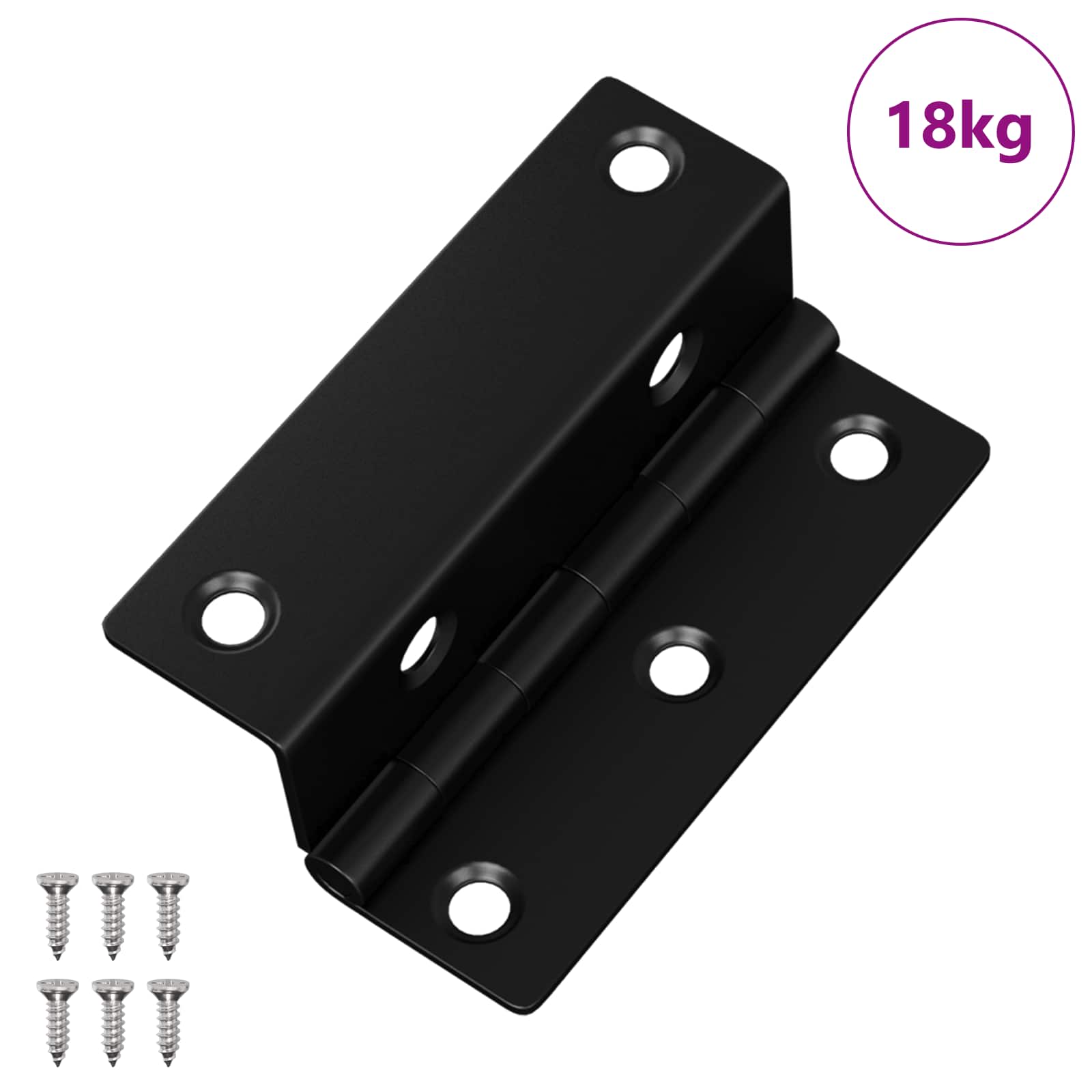 Scharnier 537 pcs Zwart 38 x 17 x 60 mm IJzer is nu te koop bij PeponiXL, paradijselijk wonen!