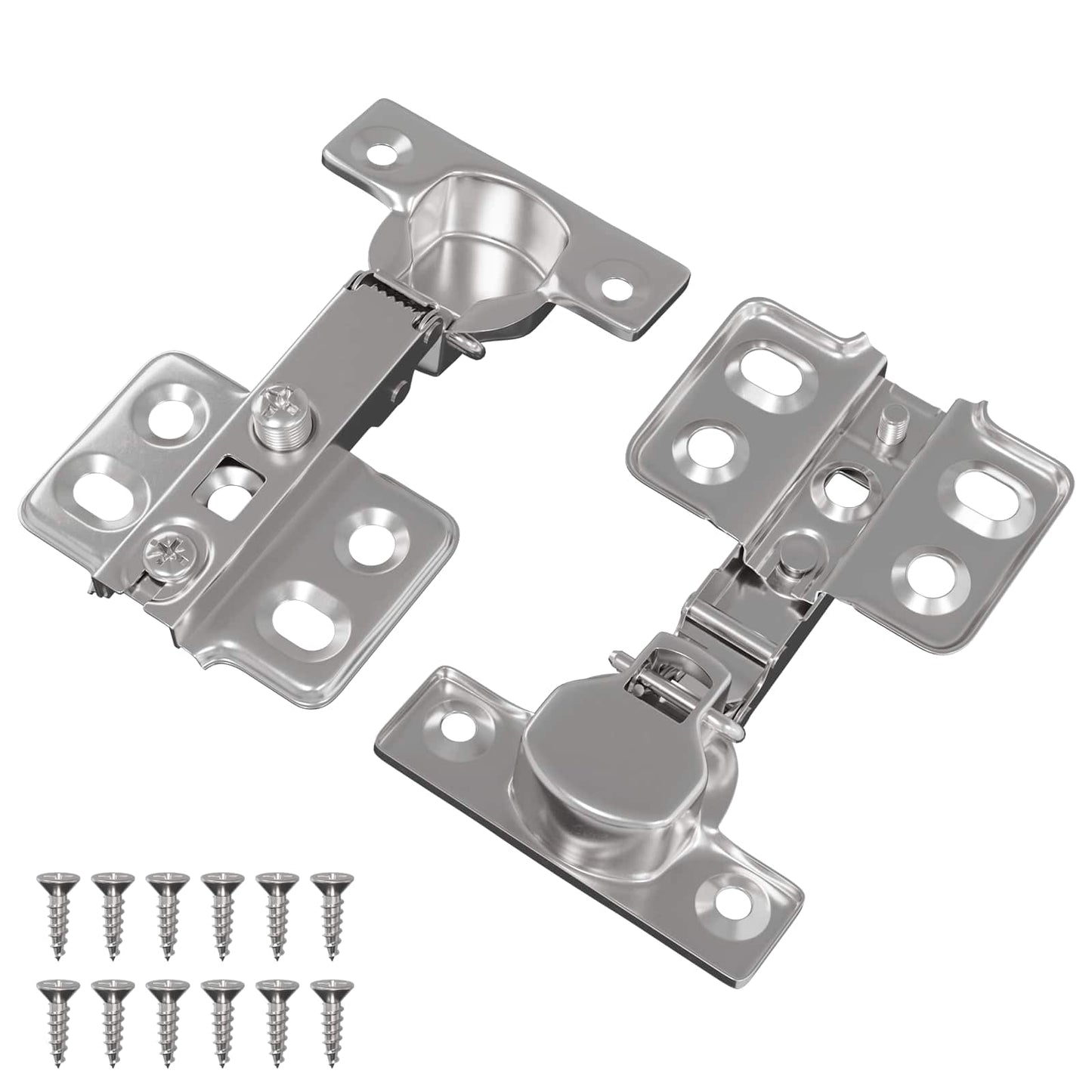 Scharnier 2 pcs Nikkel 85 x 52,5 x 9,5 mm IJzer is nu te koop bij PeponiXL, paradijselijk wonen!