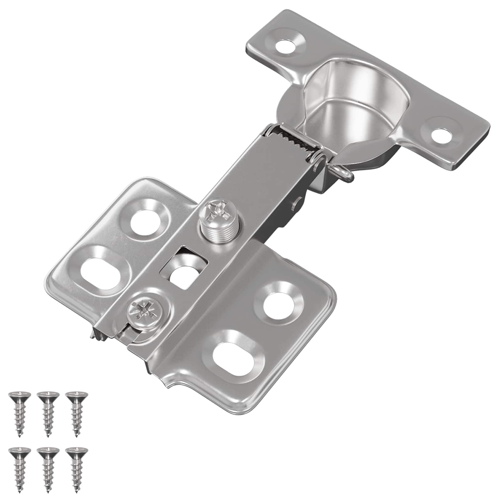 Scharnier 12 pcs Nikkel 85 x 52,5 x 9,5 mm IJzer is nu te koop bij PeponiXL, paradijselijk wonen!
