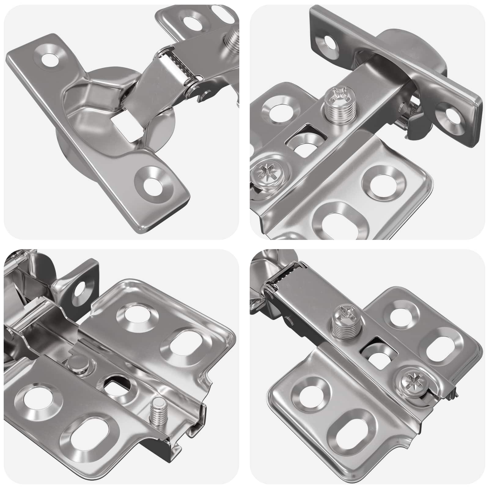 Scharnier 257 pcs Nikkel 85 x 52,5 x 9,5 mm IJzer is nu te koop bij PeponiXL, paradijselijk wonen!