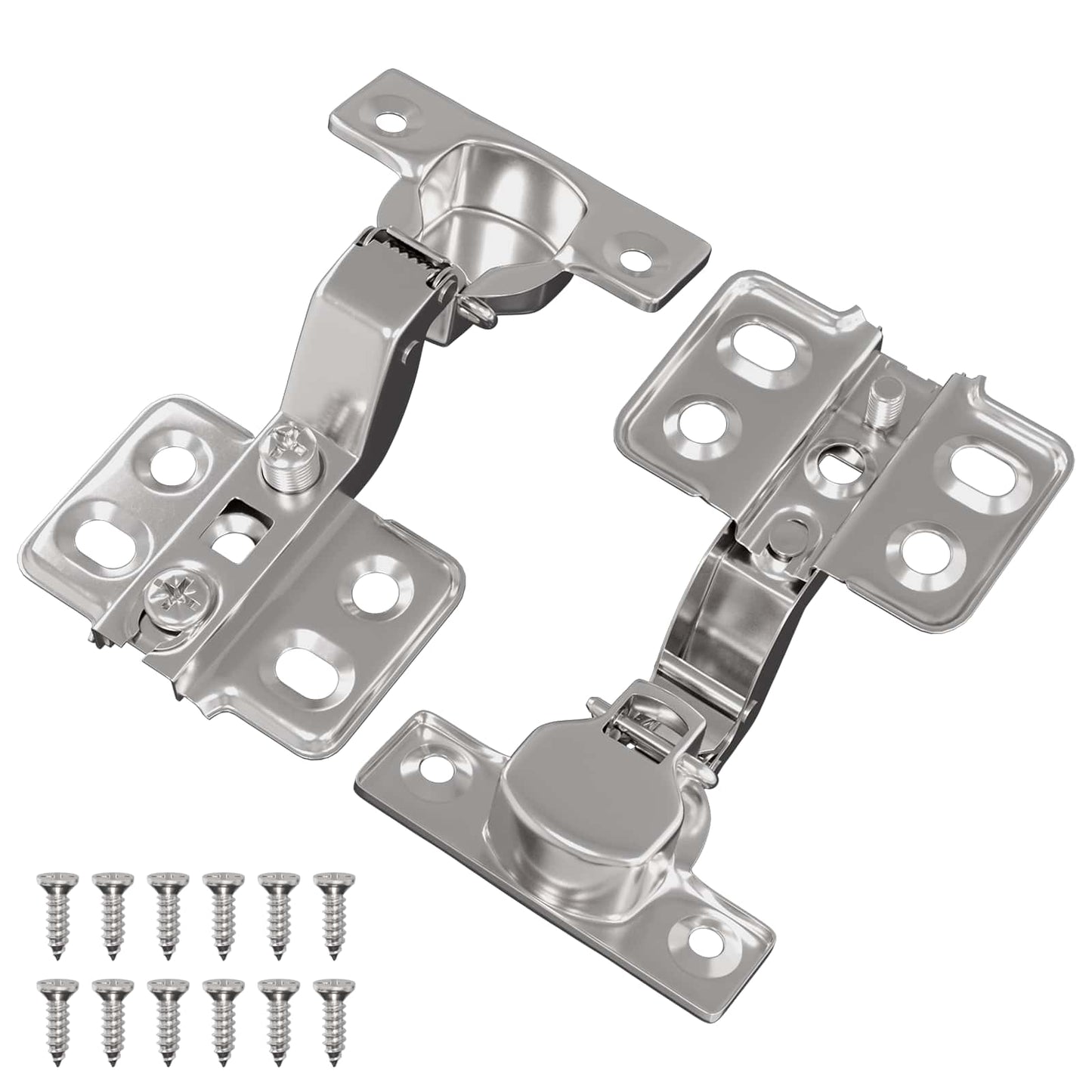 Scharnier 2 pcs Nikkel 85 x 52,5 x 9,5 mm IJzer is nu te koop bij PeponiXL, paradijselijk wonen!
