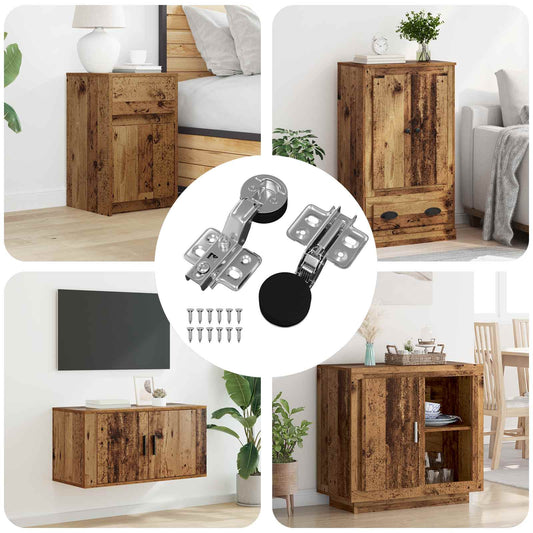 Scharnier 2 pcs Zilver 35 mm IJzer is nu te koop bij PeponiXL, paradijselijk wonen!