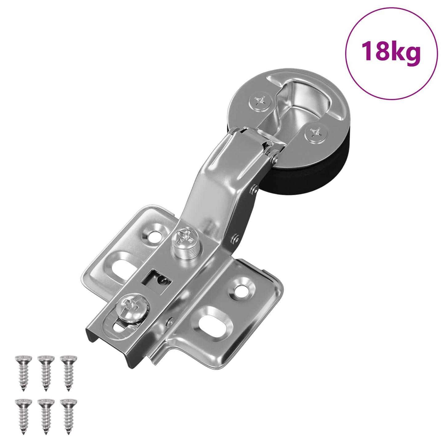 Scharnier 123 pcs Zilver 35 mm IJzer is nu te koop bij PeponiXL, paradijselijk wonen!