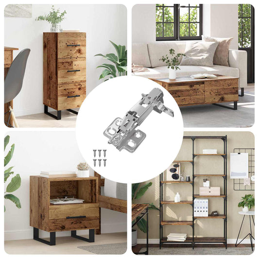 Scharnier 12 pcs Nikkel 139 x 64,1 x 10 mm IJzer is nu te koop bij PeponiXL, paradijselijk wonen!