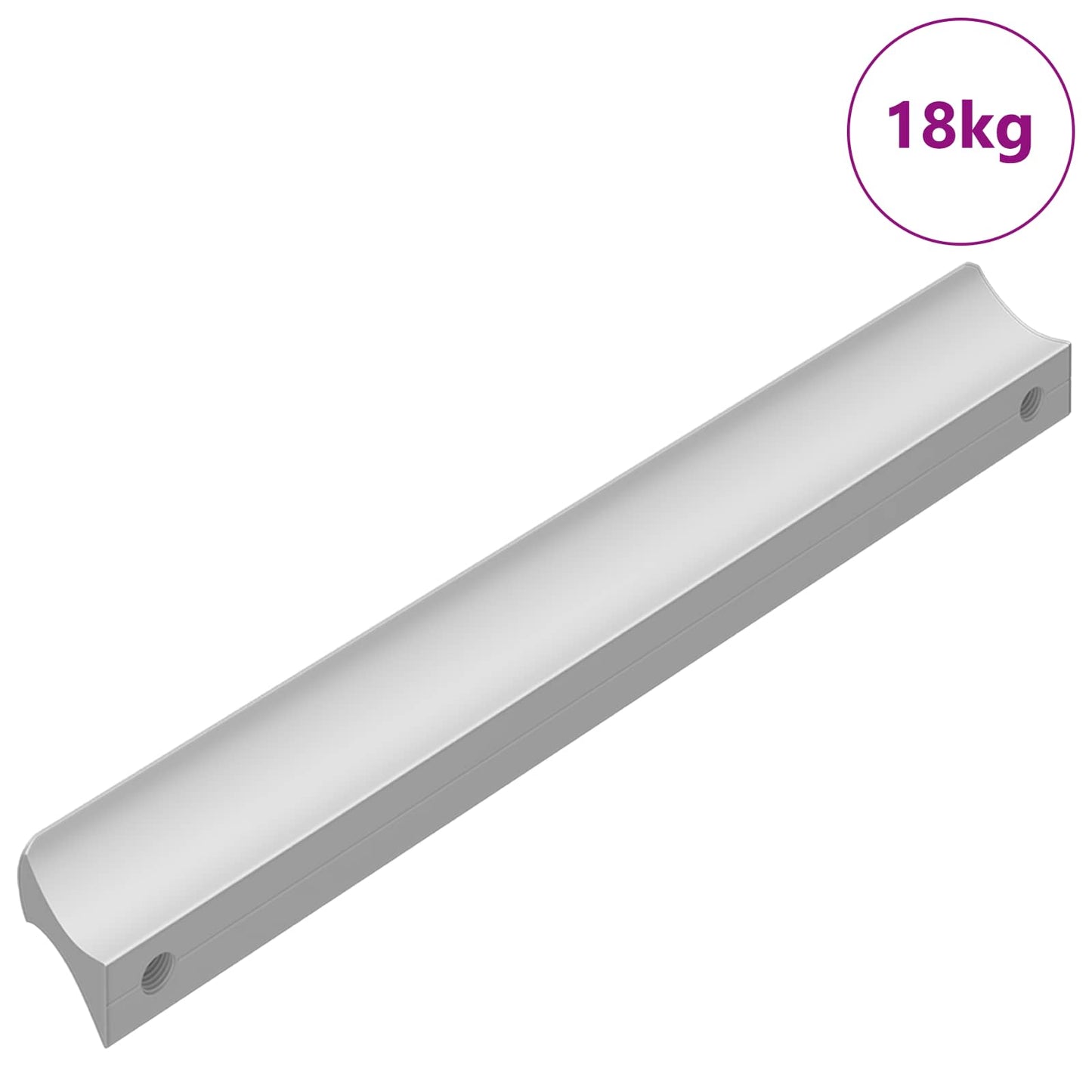 Handvat Effen 828 pcs Zilver 105.7 x 7.4 x 15.5 mm Aluminium is nu te koop bij PeponiXL, paradijselijk wonen!
