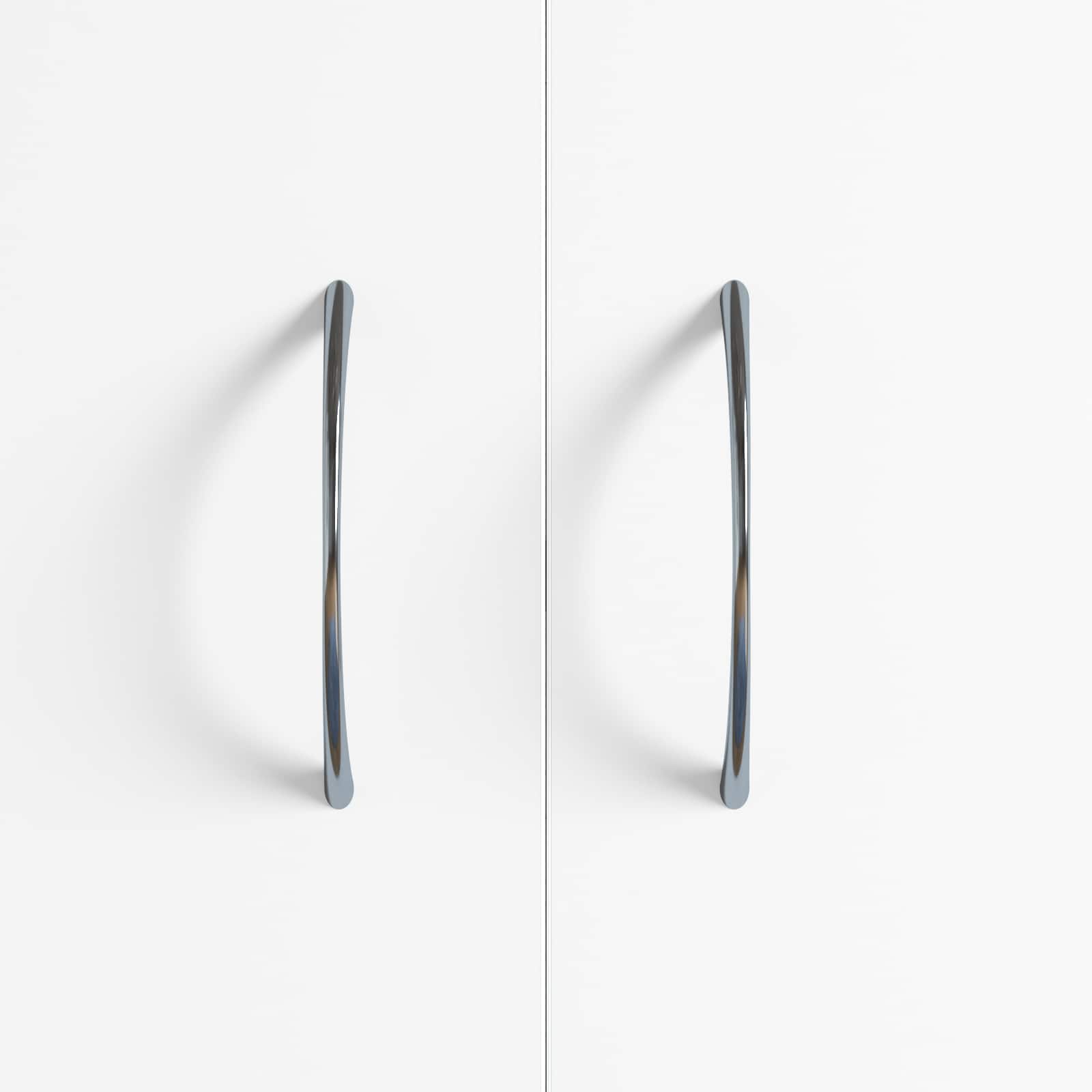 Handvat 2 pcs Zilver 107 x 3.6 x 23 mm Roestvrij staal is nu te koop bij PeponiXL, paradijselijk wonen!