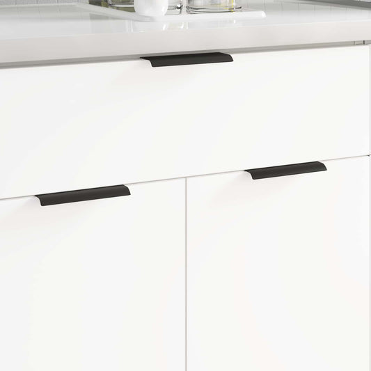 Handvat 2 pcs Zwart 120 x 39.6 x 17 mm Aluminium is nu te koop bij PeponiXL, paradijselijk wonen!