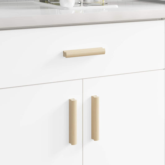 Rechthoekige Handgreep 587 pcs Natuurlijke Houtkleur is nu te koop bij PeponiXL, paradijselijk wonen!