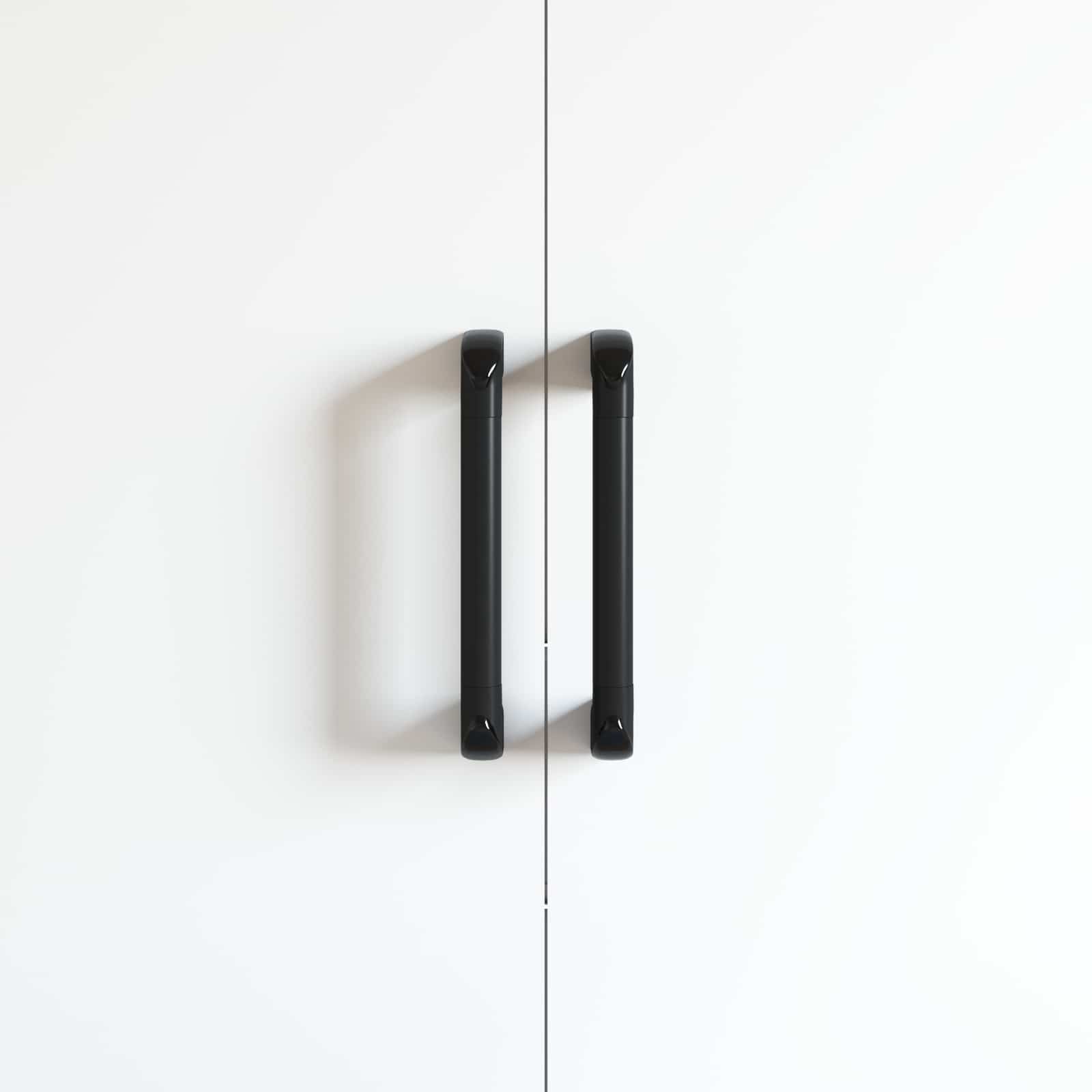 Handvat Effen 2 pcs Zwart 380 x 34 x 85 mm Aluminium en PP is nu te koop bij PeponiXL, paradijselijk wonen!