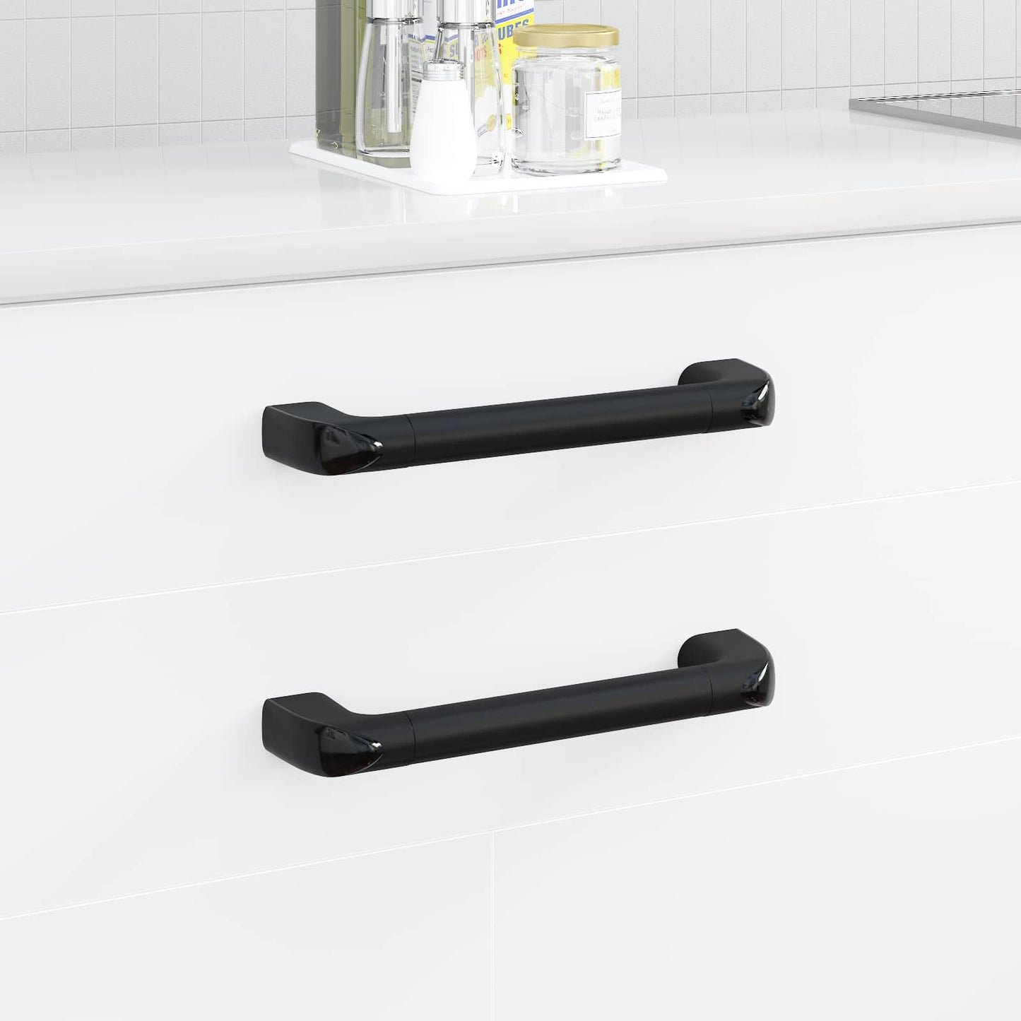 Handvat Effen 69 pcs Zwart 380 x 34 x 85 mm Aluminium en PP is nu te koop bij PeponiXL, paradijselijk wonen!