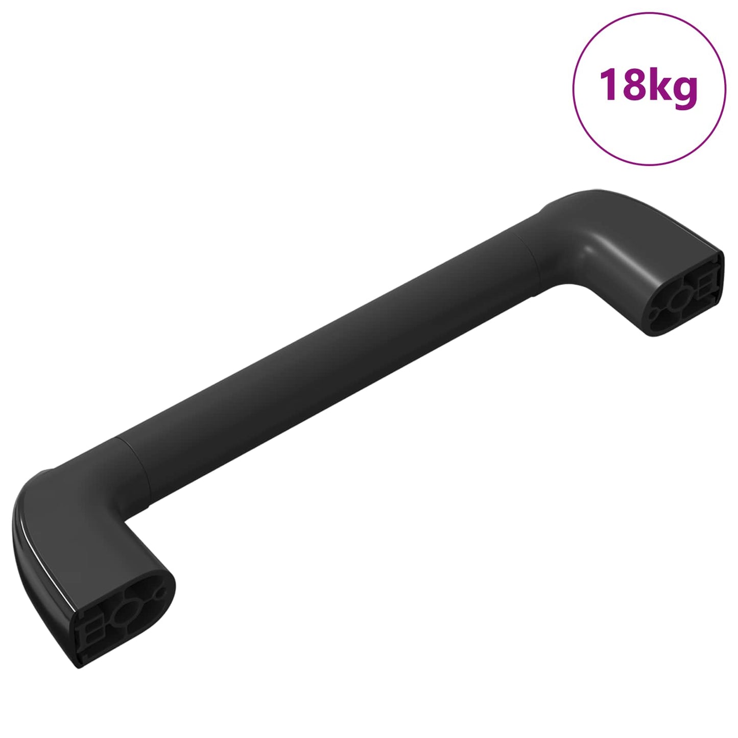Handvat Effen 69 pcs Zwart 380 x 34 x 85 mm Aluminium en PP is nu te koop bij PeponiXL, paradijselijk wonen!