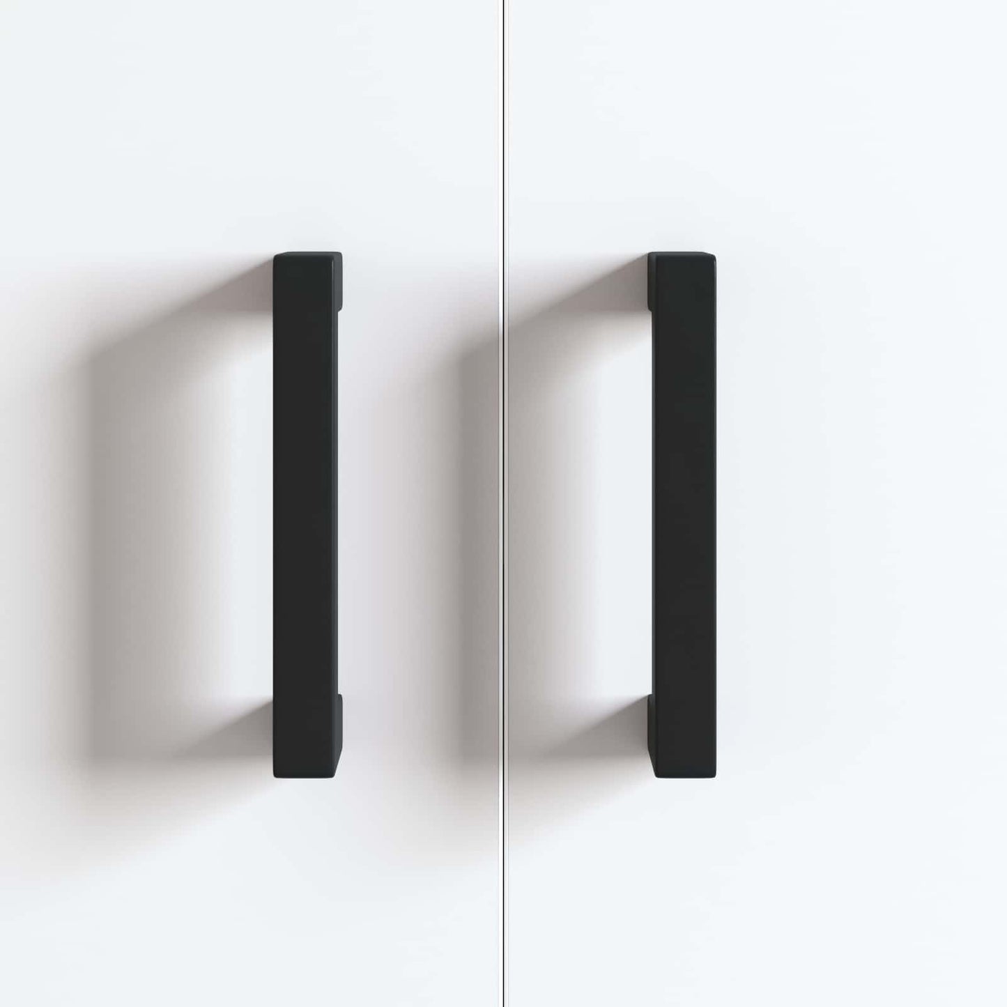 Meubelhandgreep 2 pcs Zwart 110 x 12 x 36 mm IJzer is nu te koop bij PeponiXL, paradijselijk wonen!