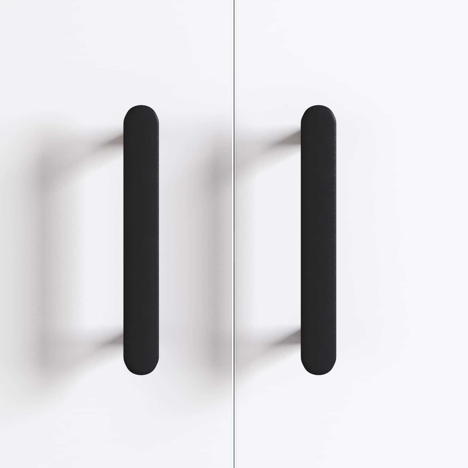 Kasthandgreep 2 pcs Zwart 121 x 16.6 x 28.3 mm IJzer is nu te koop bij PeponiXL, paradijselijk wonen!