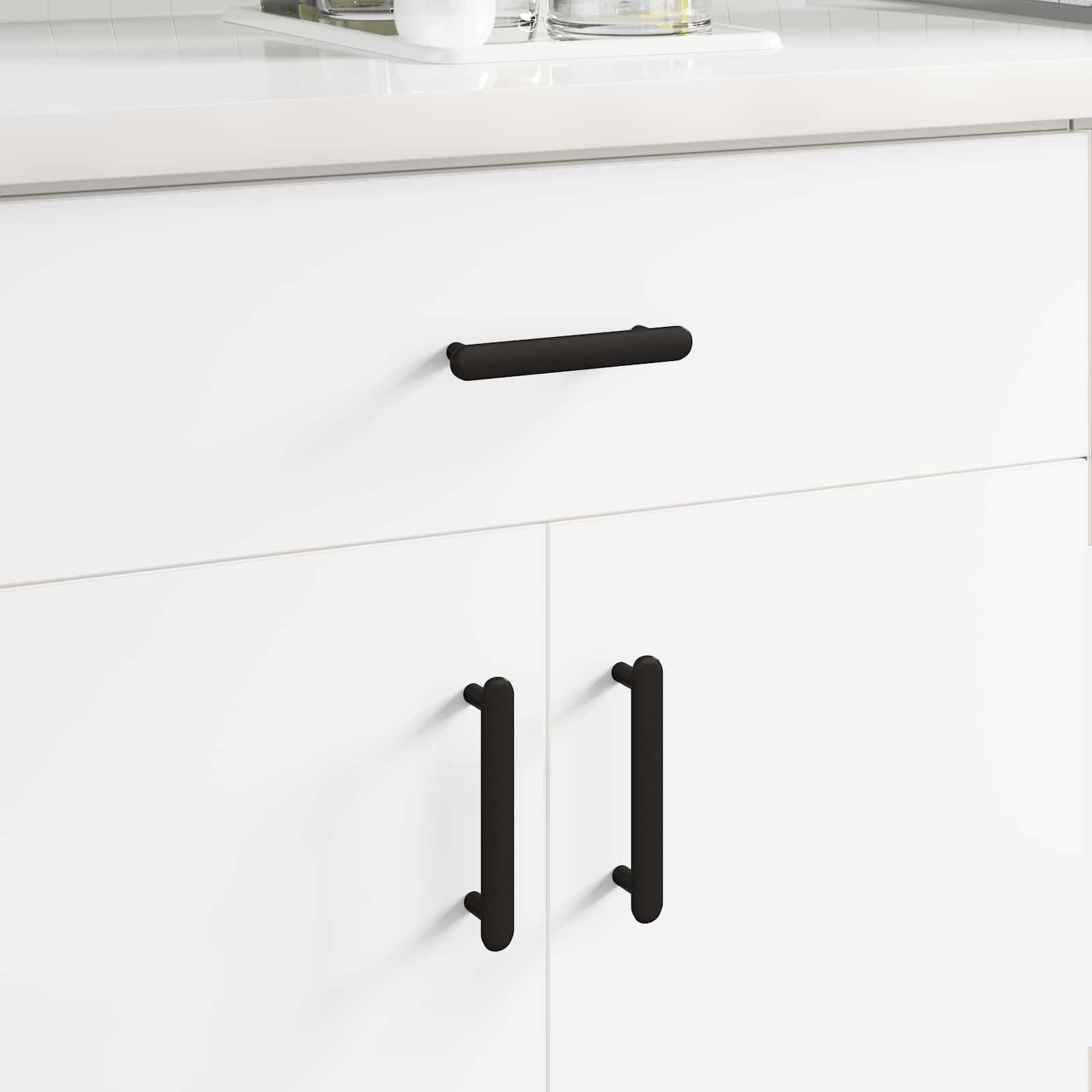 Kasthandgreep 12 pcs Zwart 121 x 16.6 x 28.3 mm IJzer is nu te koop bij PeponiXL, paradijselijk wonen!