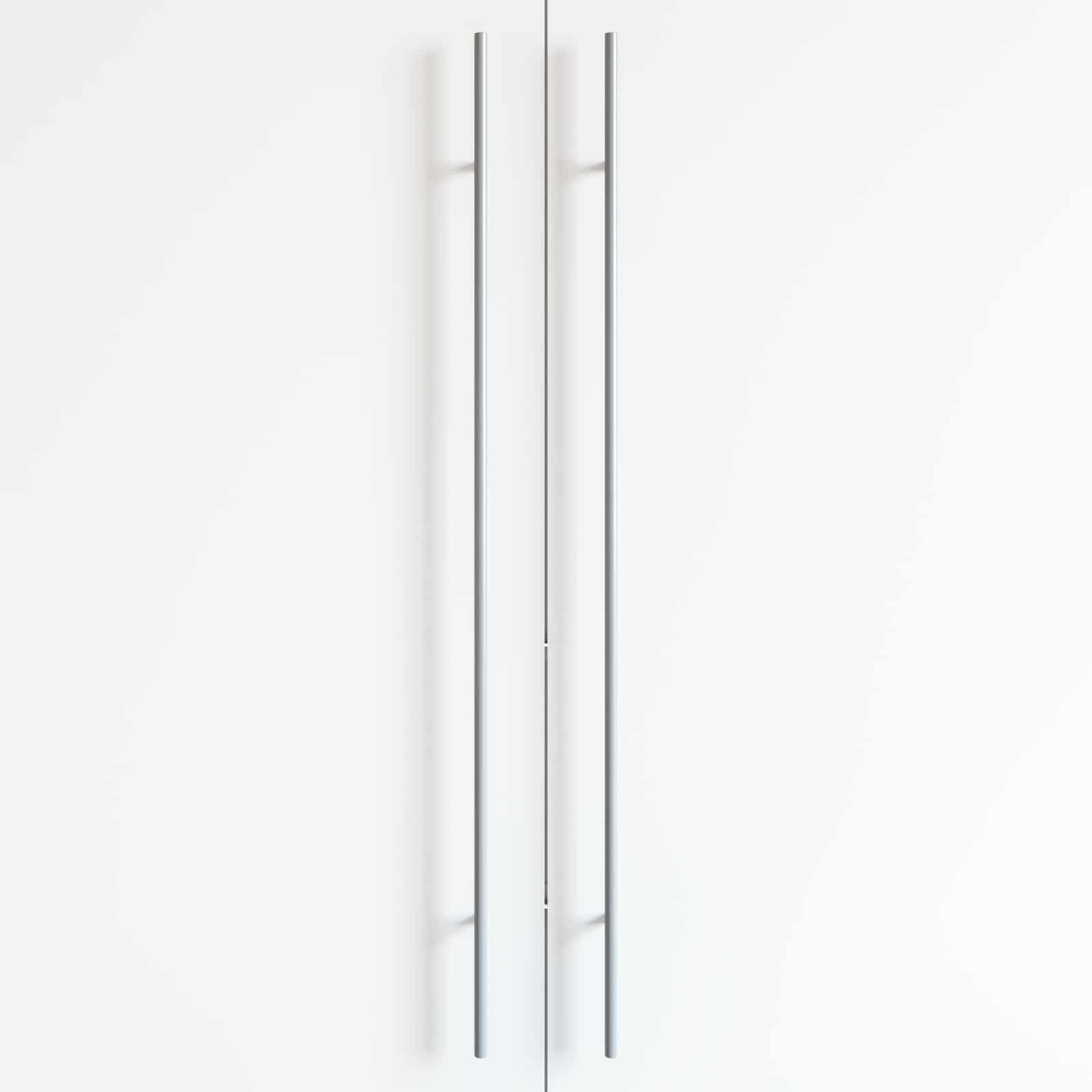 Kasthandgreep 2 pcs Zilver 900 mm Roestvrij staal is nu te koop bij PeponiXL, paradijselijk wonen!