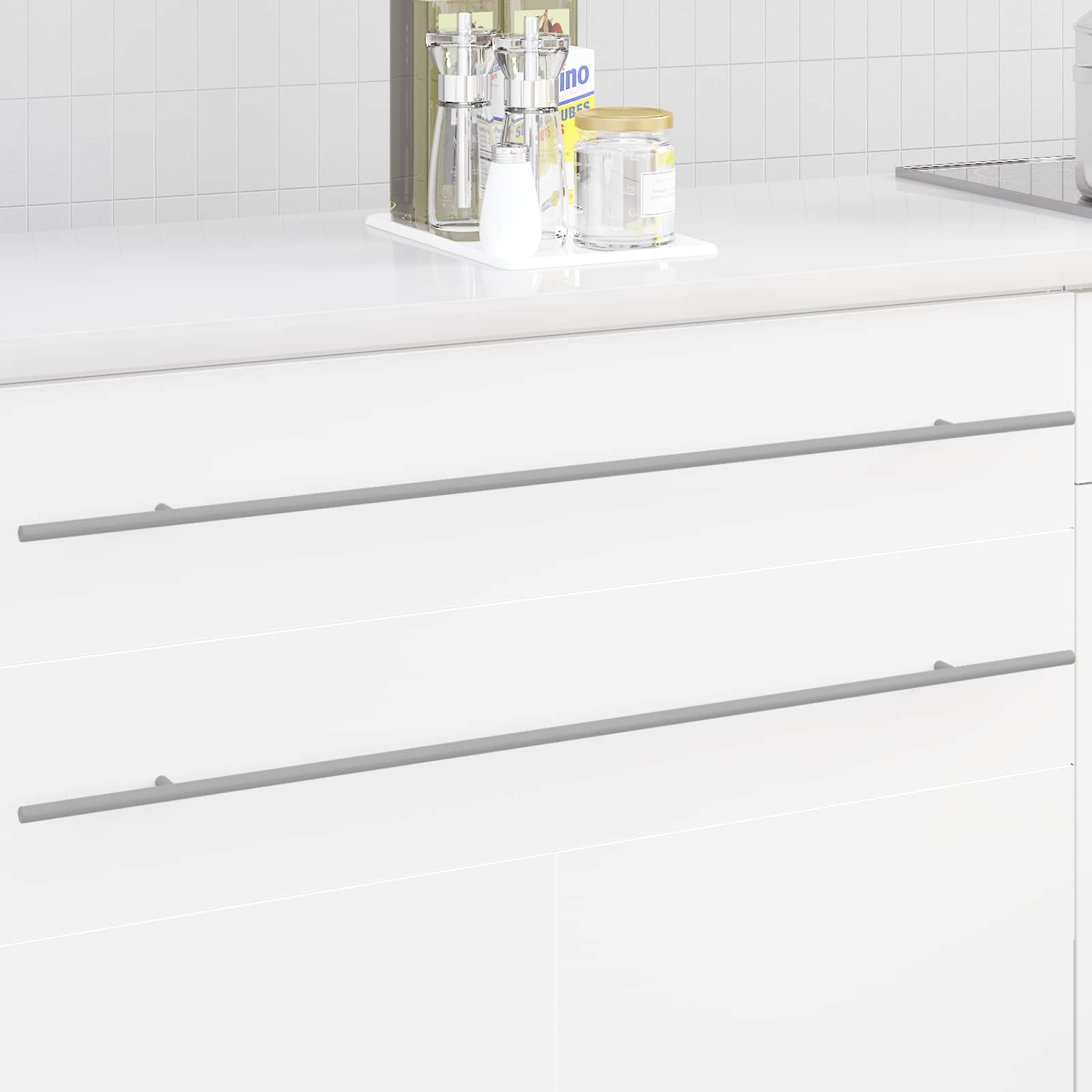 Kasthandgreep 12 pcs Zilver 900 mm Roestvrij staal is nu te koop bij PeponiXL, paradijselijk wonen!