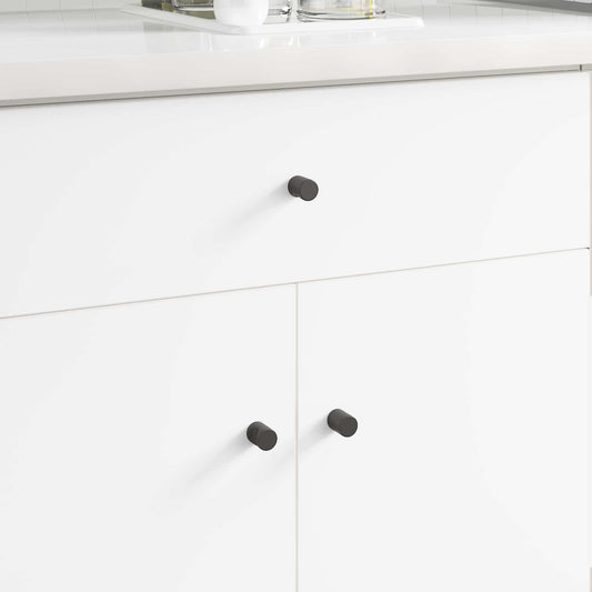 Kastknop 12 pcs Zwart 18 x 23 mm IJzer is nu te koop bij PeponiXL, paradijselijk wonen!