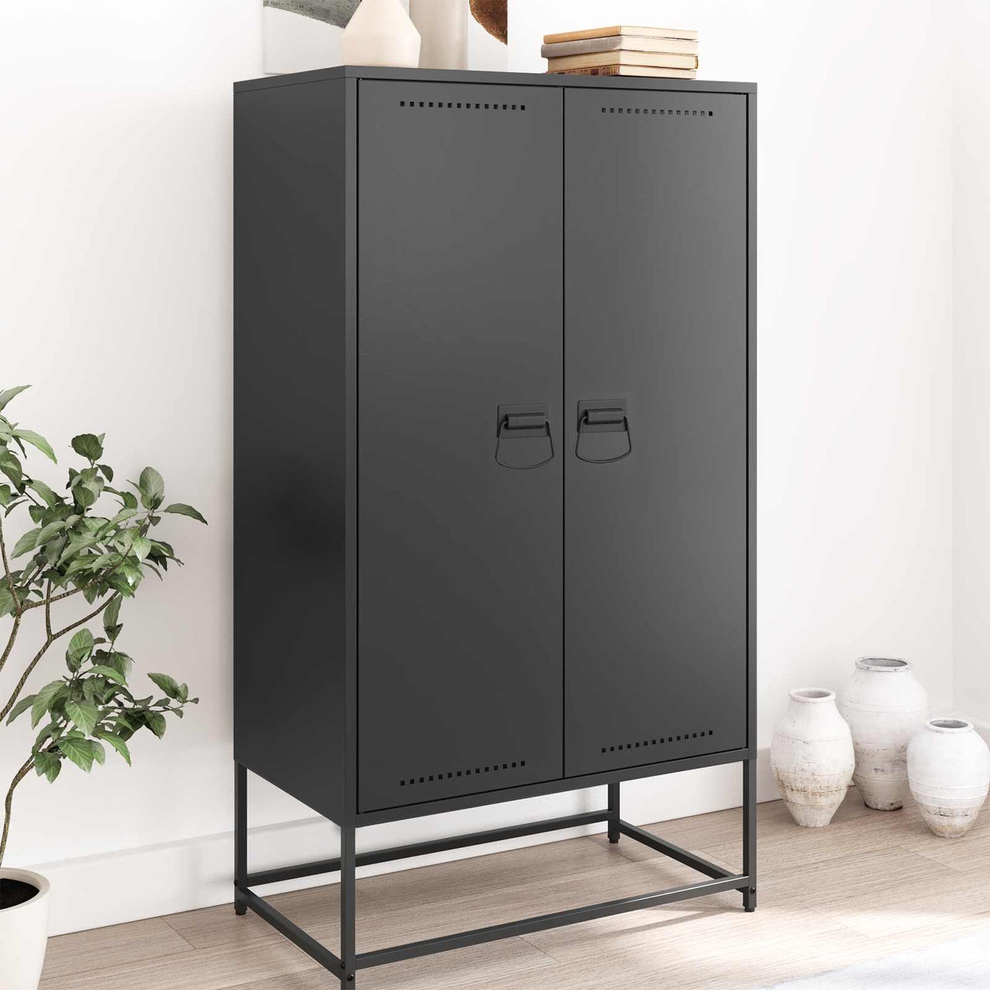 Kast Handvatten 2 pcs Zwart 85 x 45 mm Metaal is nu te koop bij PeponiXL, paradijselijk wonen!