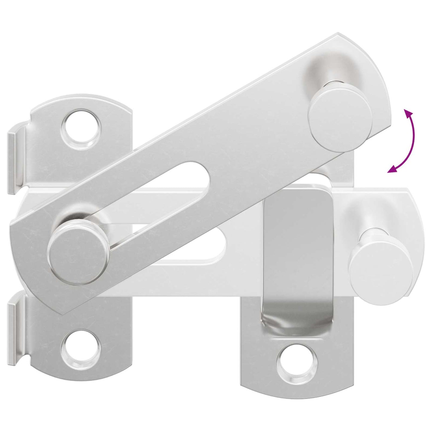 Deurslot 2 pcs Zilver 70 x 8 mm Staal is nu te koop bij PeponiXL, paradijselijk wonen!