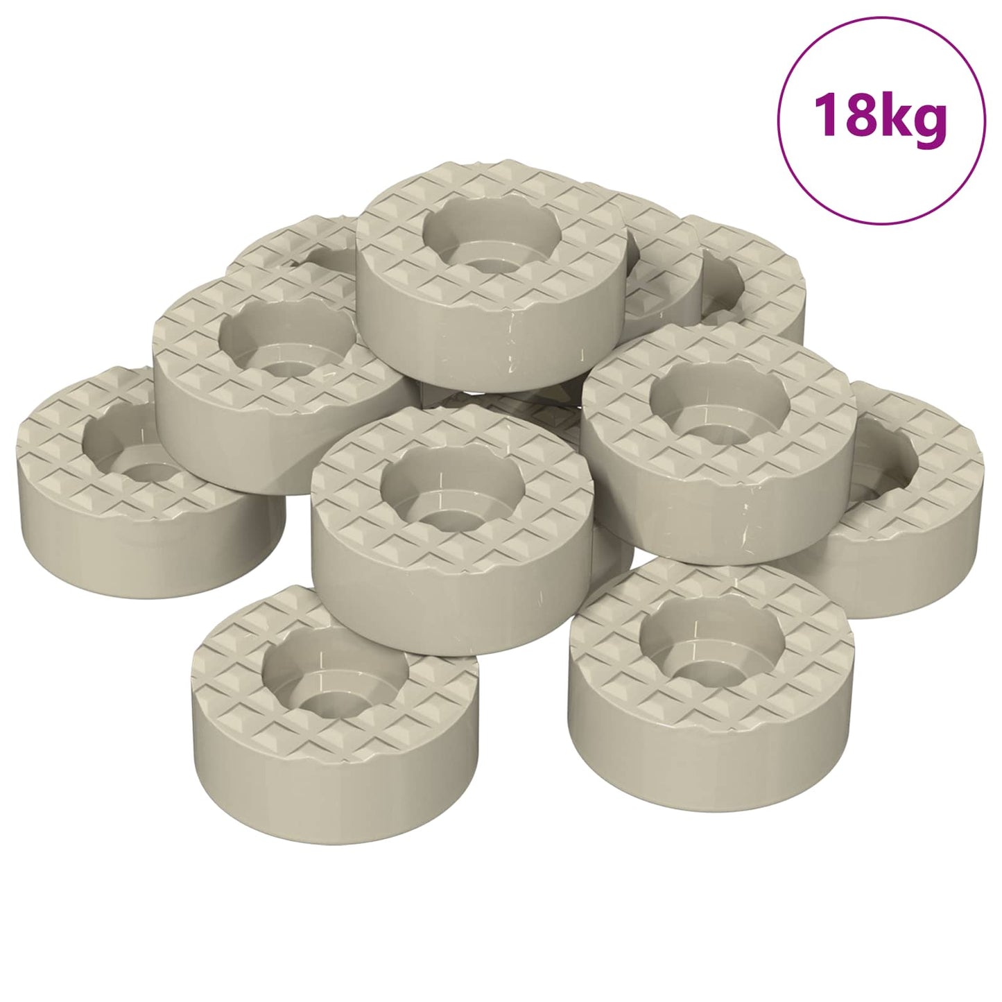 Stoelpoot Vloerbeschermers 18000 pcs Doorzichtig Ø 15 x 16 mm is nu te koop bij PeponiXL, paradijselijk wonen!