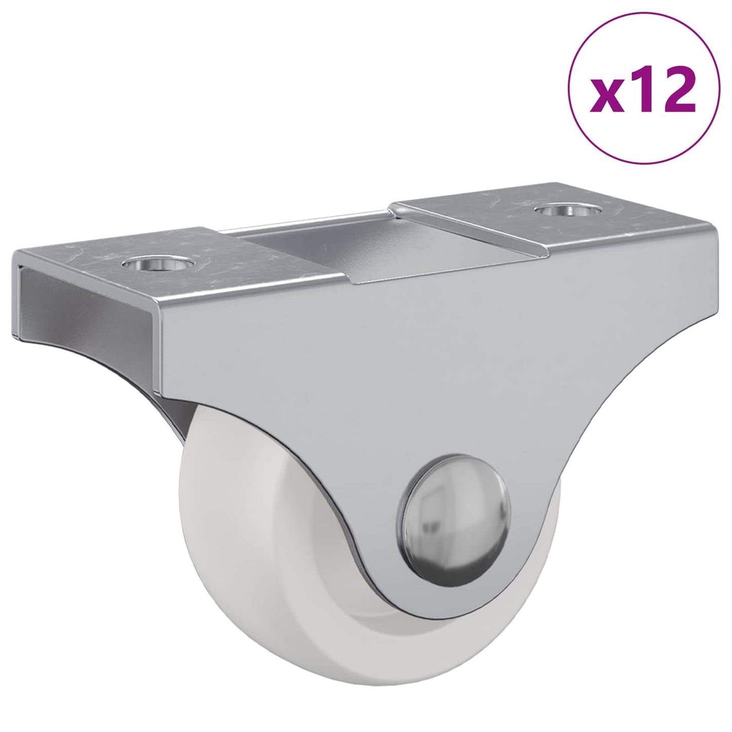 Caster 12 pcs Wit 42 x 11,5 x 29 mm IJzer is nu te koop bij PeponiXL, paradijselijk wonen!