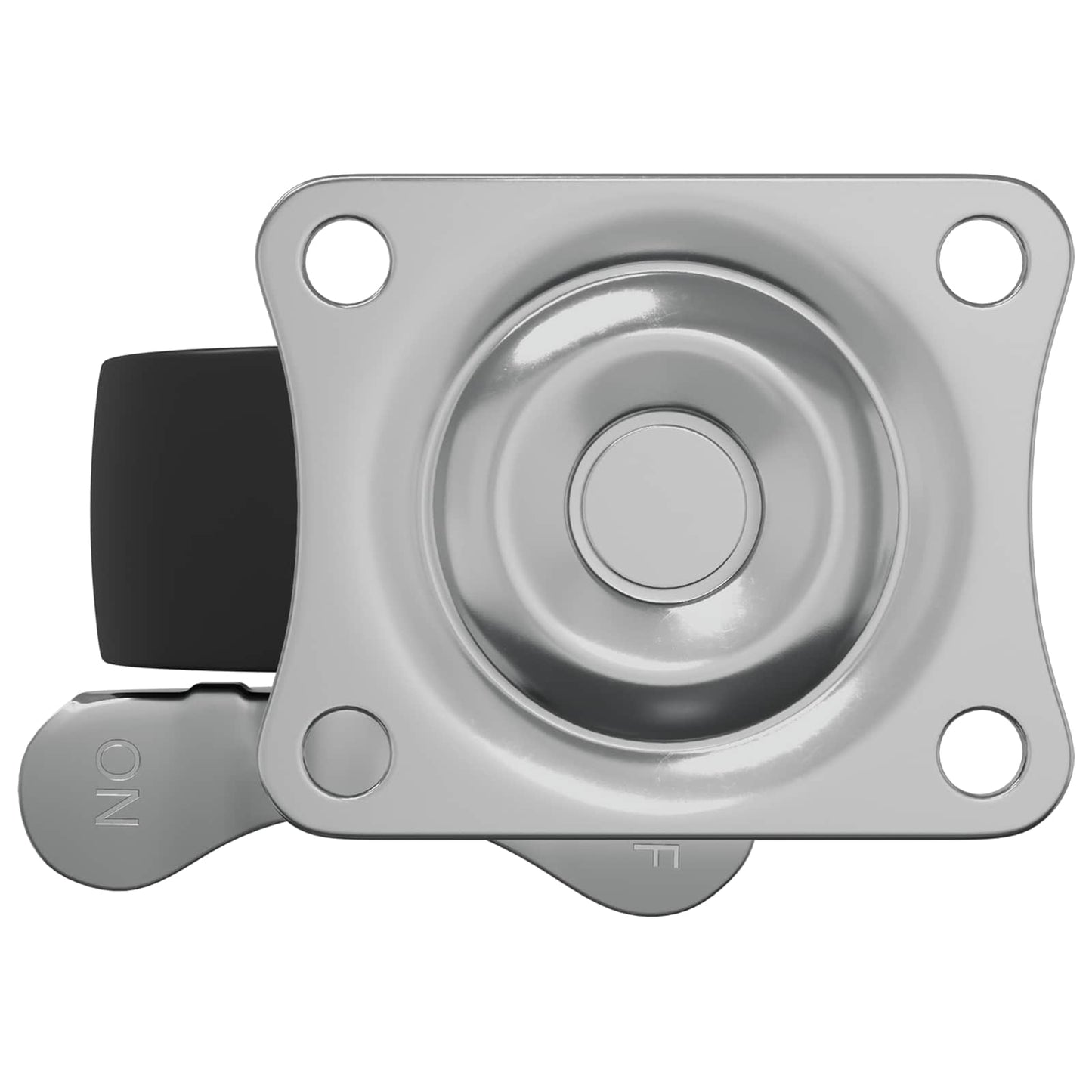 Caster 12 pcs Zwart en zilver 50,7 x 50,7 x 24,4 mm is nu te koop bij PeponiXL, paradijselijk wonen!