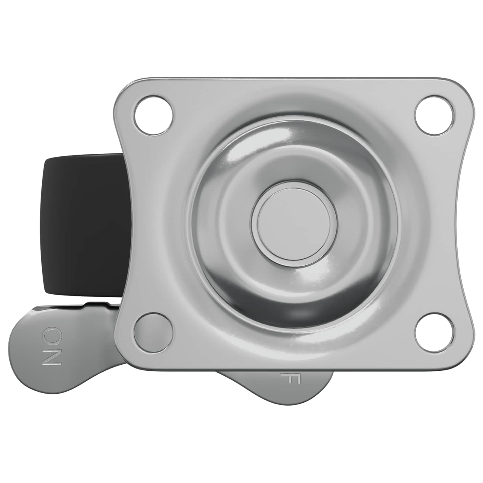 Caster 12 pcs Zwart en zilver 50,7 x 50,7 x 24,4 mm is nu te koop bij PeponiXL, paradijselijk wonen!