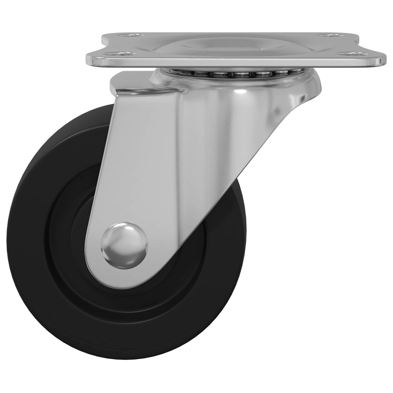 Zwenkwiel 12 pcs Zilver 60 x 60 x 50 mm IJs en nylon is nu te koop bij PeponiXL, paradijselijk wonen!