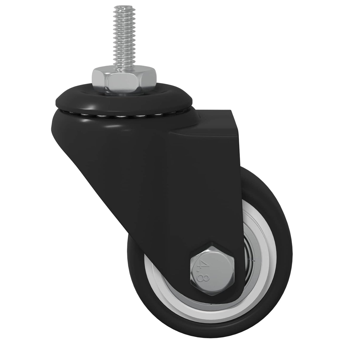 Zwenkwiel 12 pcs Zwart 40,4 x 40,4 x 19,7 mm IJs en nylon is nu te koop bij PeponiXL, paradijselijk wonen!