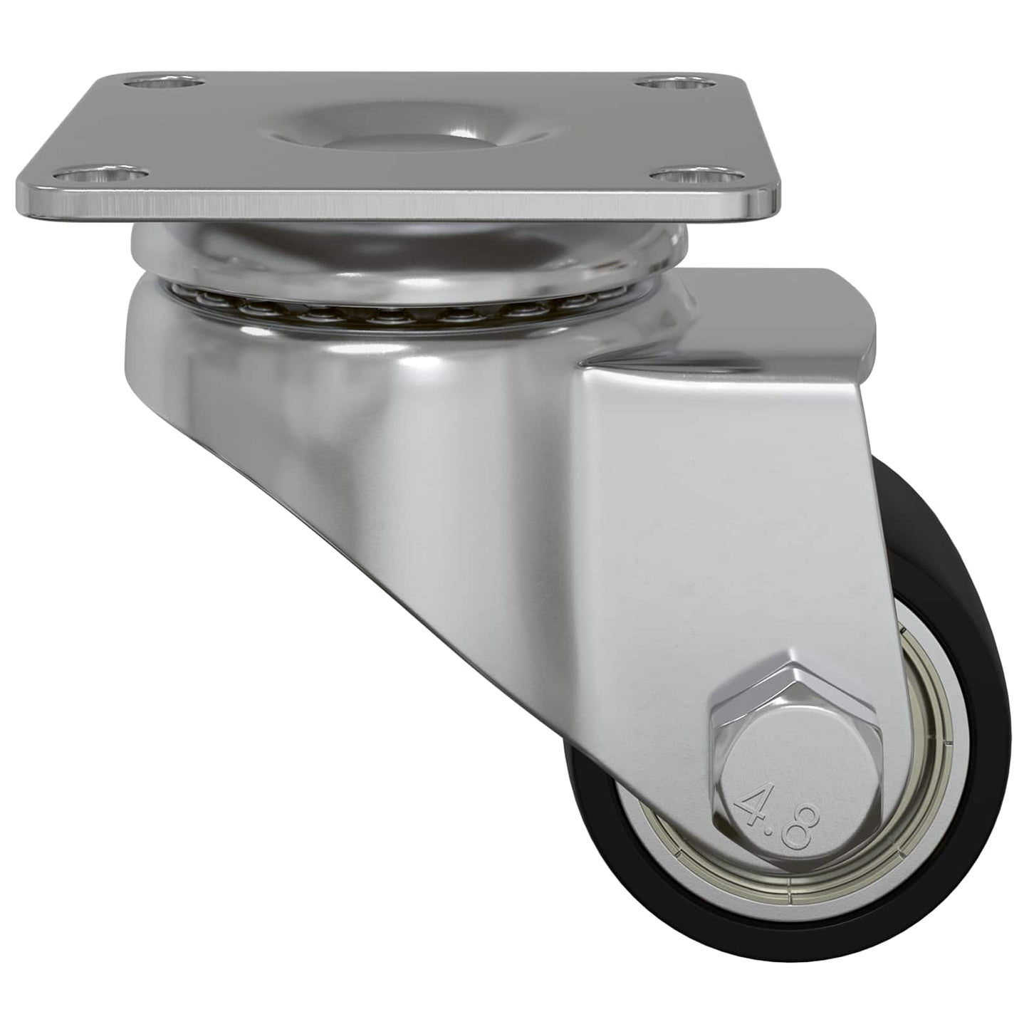 Caster 12 pcs Zilver 44,1 x 44,1 x 1,95 mm Nylon is nu te koop bij PeponiXL, paradijselijk wonen!