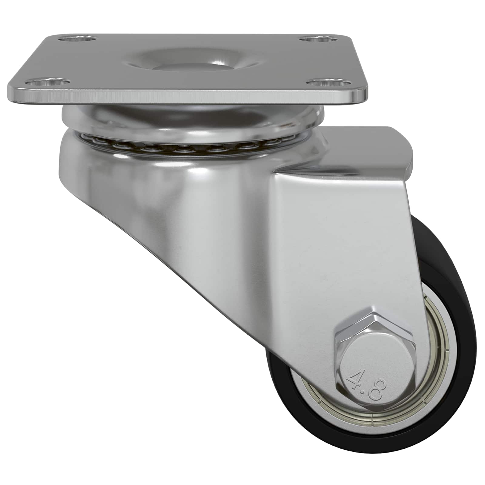 Caster 12 pcs Zilver 44,1 x 44,1 x 1,95 mm Nylon is nu te koop bij PeponiXL, paradijselijk wonen!