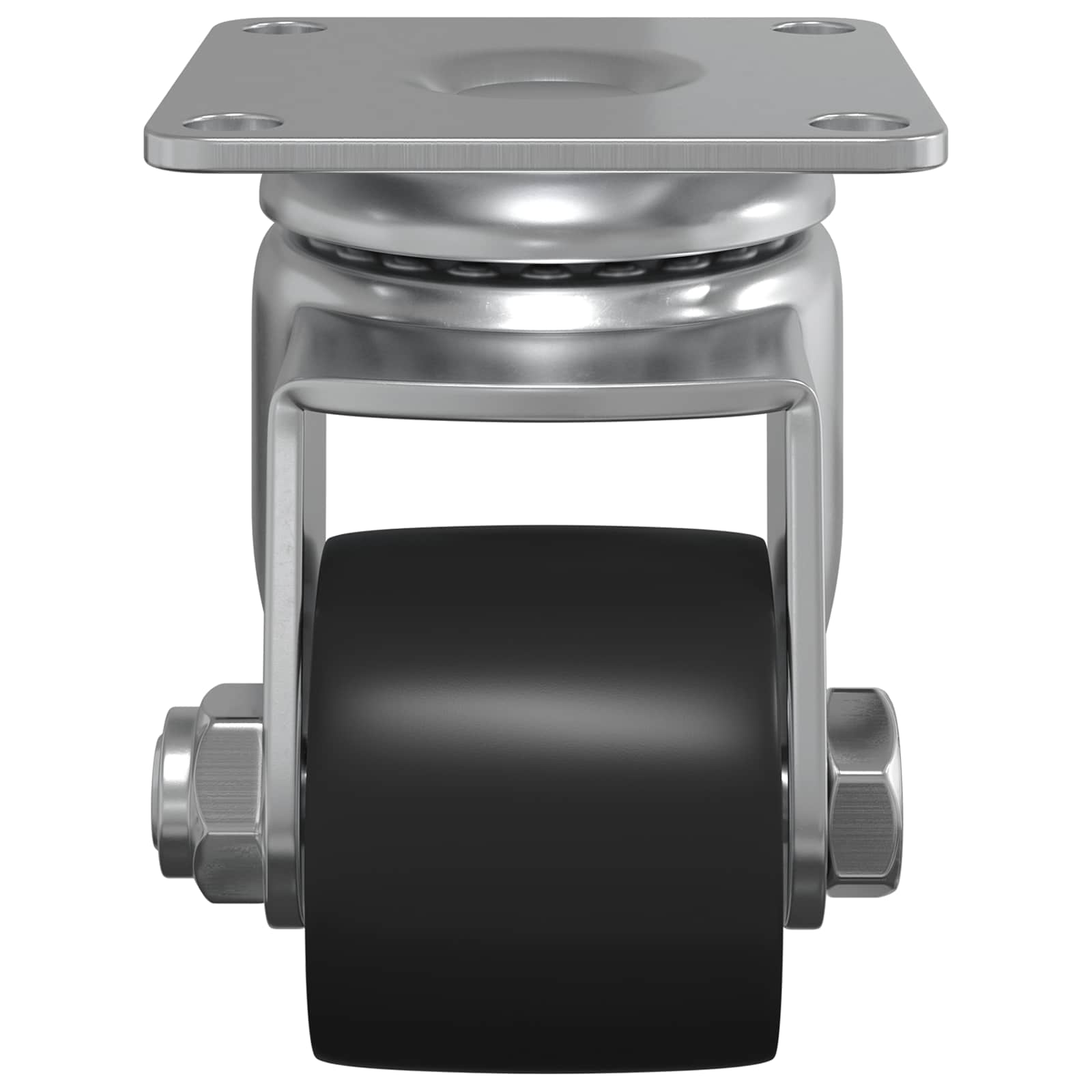 Caster 12 pcs Zilver 44,1 x 44,1 x 1,95 mm Nylon is nu te koop bij PeponiXL, paradijselijk wonen!