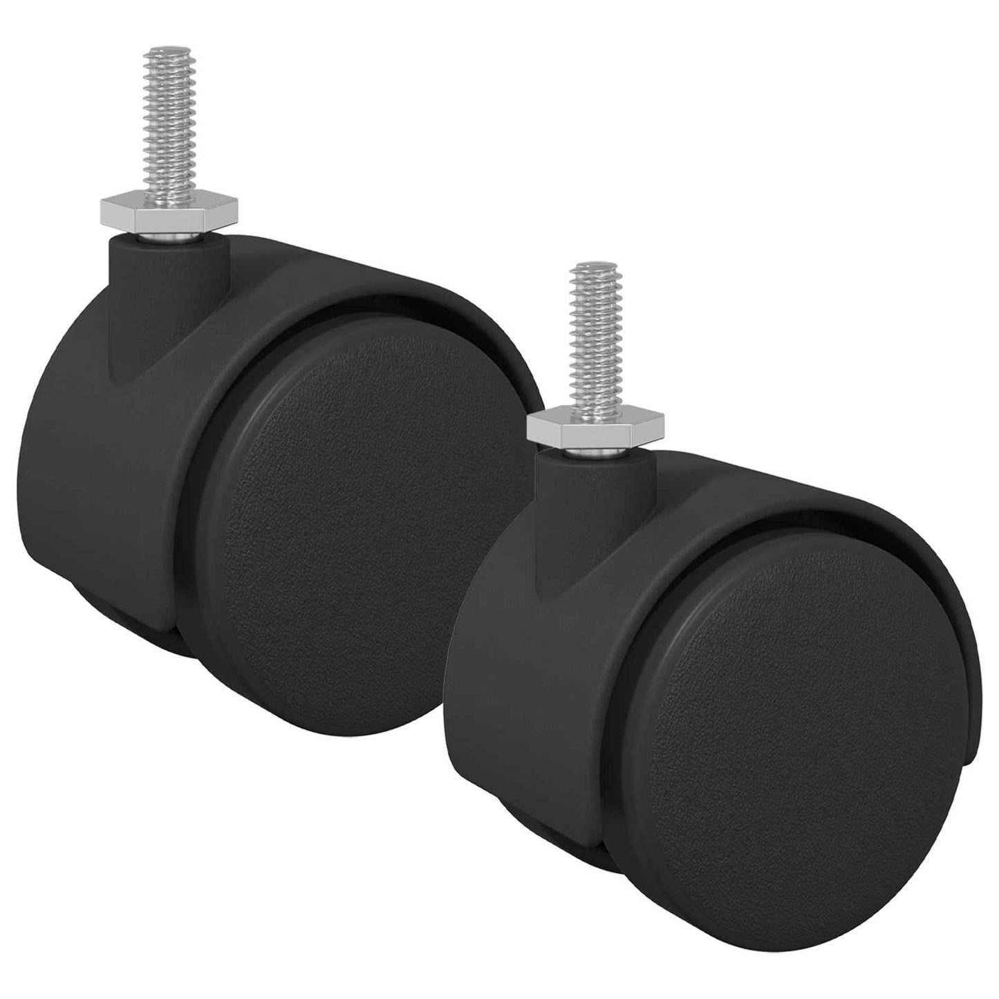 Wielen 2 pcs Zwart 40,1 x 37,8 mm PP en IJzer is nu te koop bij PeponiXL, paradijselijk wonen!