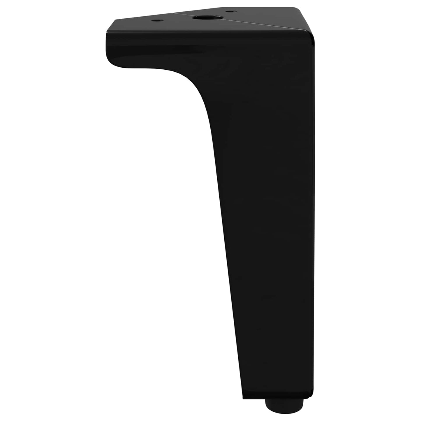Meubelpoten 2 pcs Zwart 54,1 x 54,1 x 100 mm IJzer is nu te koop bij PeponiXL, paradijselijk wonen!