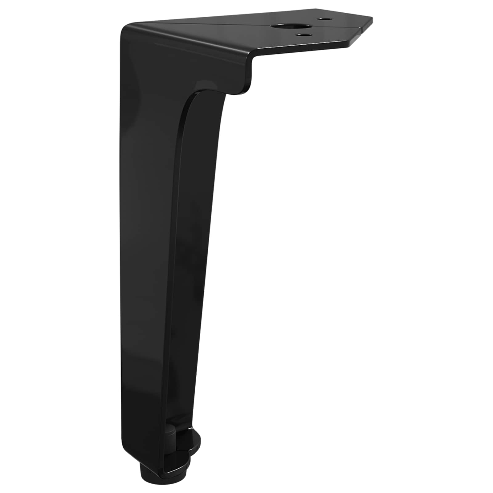 Meubelpoten 12 pcs Zwart 54,1 x 54,1 x 100 mm IJzer is nu te koop bij PeponiXL, paradijselijk wonen!