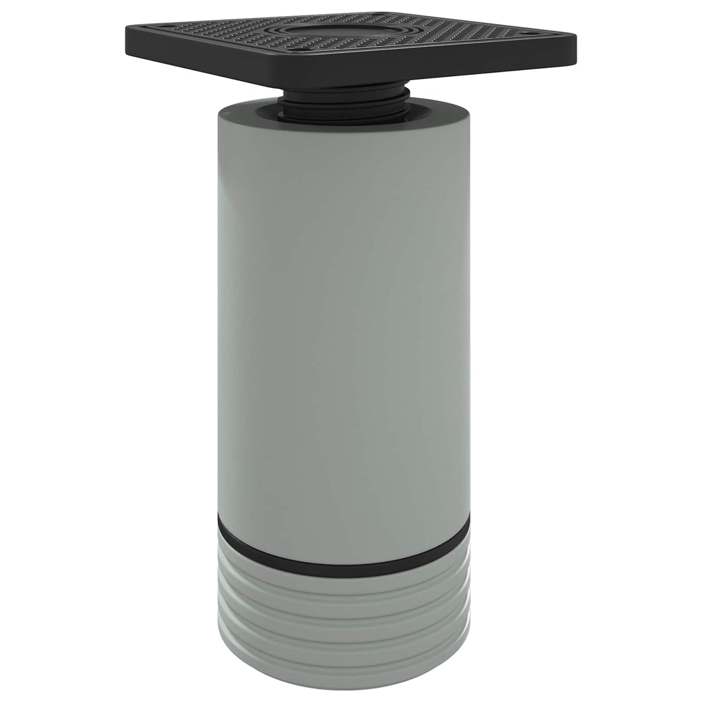 Meubelpoten Verstelbaar 2 pcs Wit 64 x 64 x 100 mm PP is nu te koop bij PeponiXL, paradijselijk wonen!