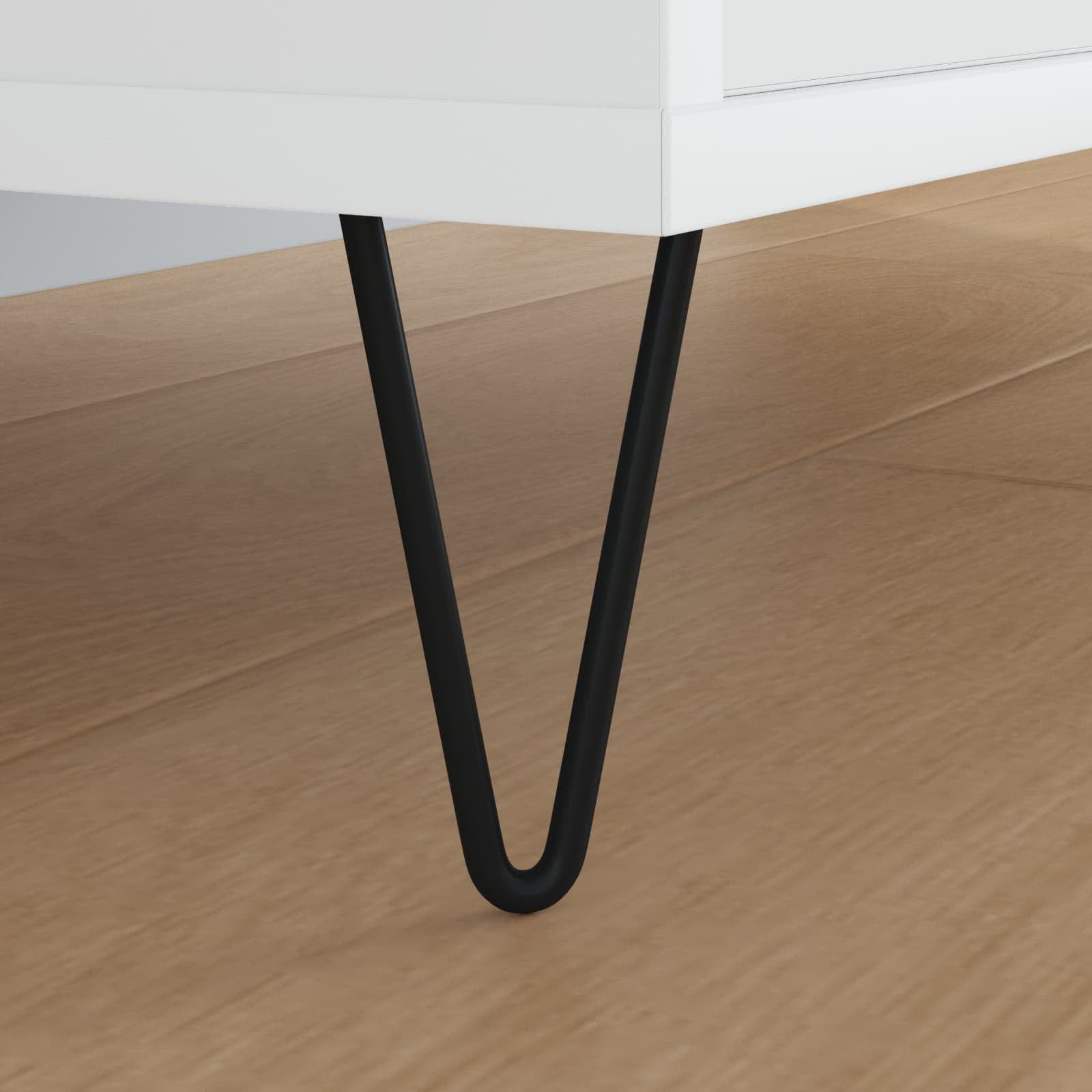 Meubelpoot 2 pcs Zwart 54.1 x 54.1 x 100 mm IJzer is nu te koop bij PeponiXL, paradijselijk wonen!