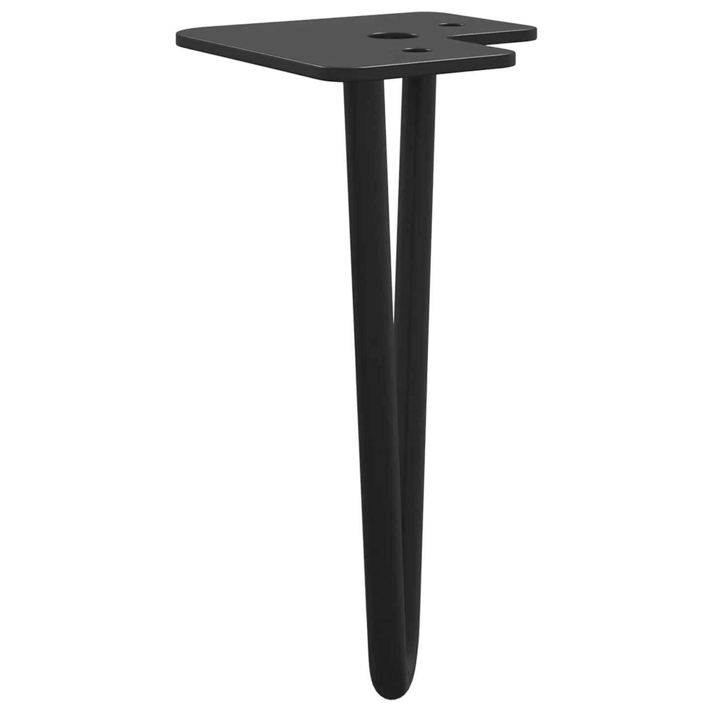 Meubelpoot 2 pcs Zwart 54.1 x 54.1 x 100 mm IJzer is nu te koop bij PeponiXL, paradijselijk wonen!