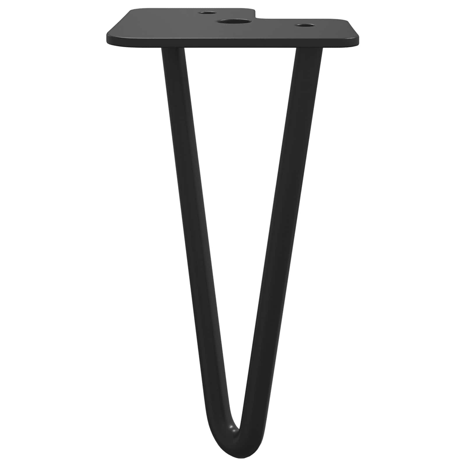 Meubelpoot 2 pcs Zwart 54.1 x 54.1 x 100 mm IJzer is nu te koop bij PeponiXL, paradijselijk wonen!