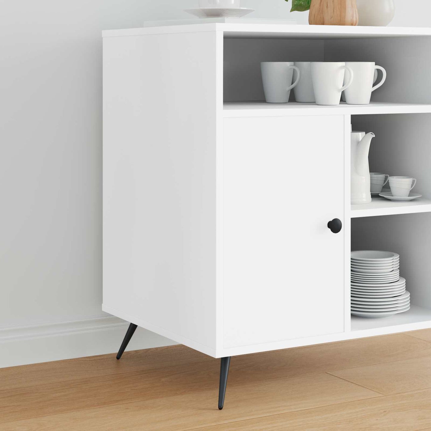 Staande Voeten 2 pcs Zwart 56 x 56 x 100 mm IJzer is nu te koop bij PeponiXL, paradijselijk wonen!