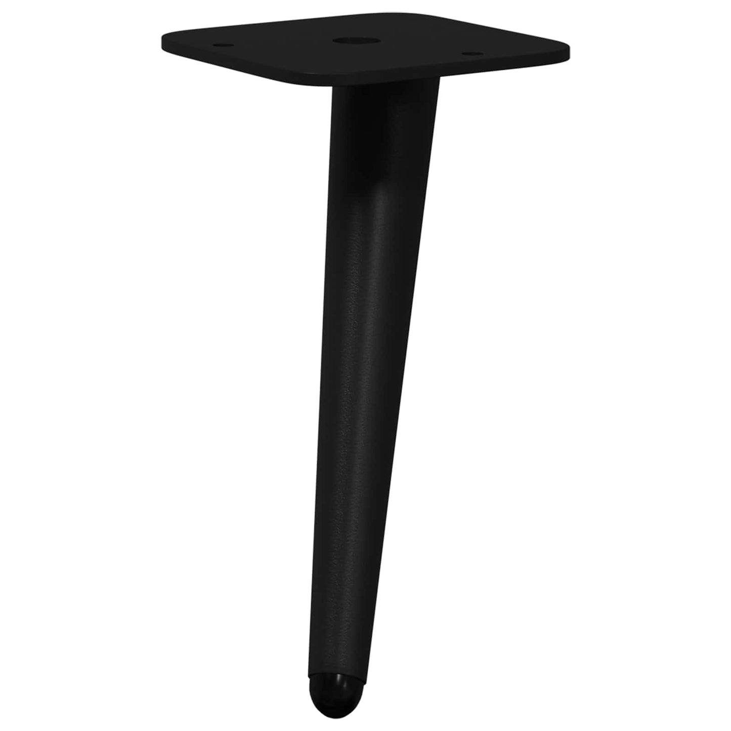 Staande Voeten 2 pcs Zwart 56 x 56 x 100 mm IJzer is nu te koop bij PeponiXL, paradijselijk wonen!