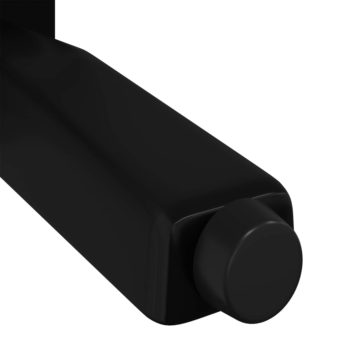 Staande Poten 2 pcs Zwart 40 x 40 x 100 mm IJzer is nu te koop bij PeponiXL, paradijselijk wonen!