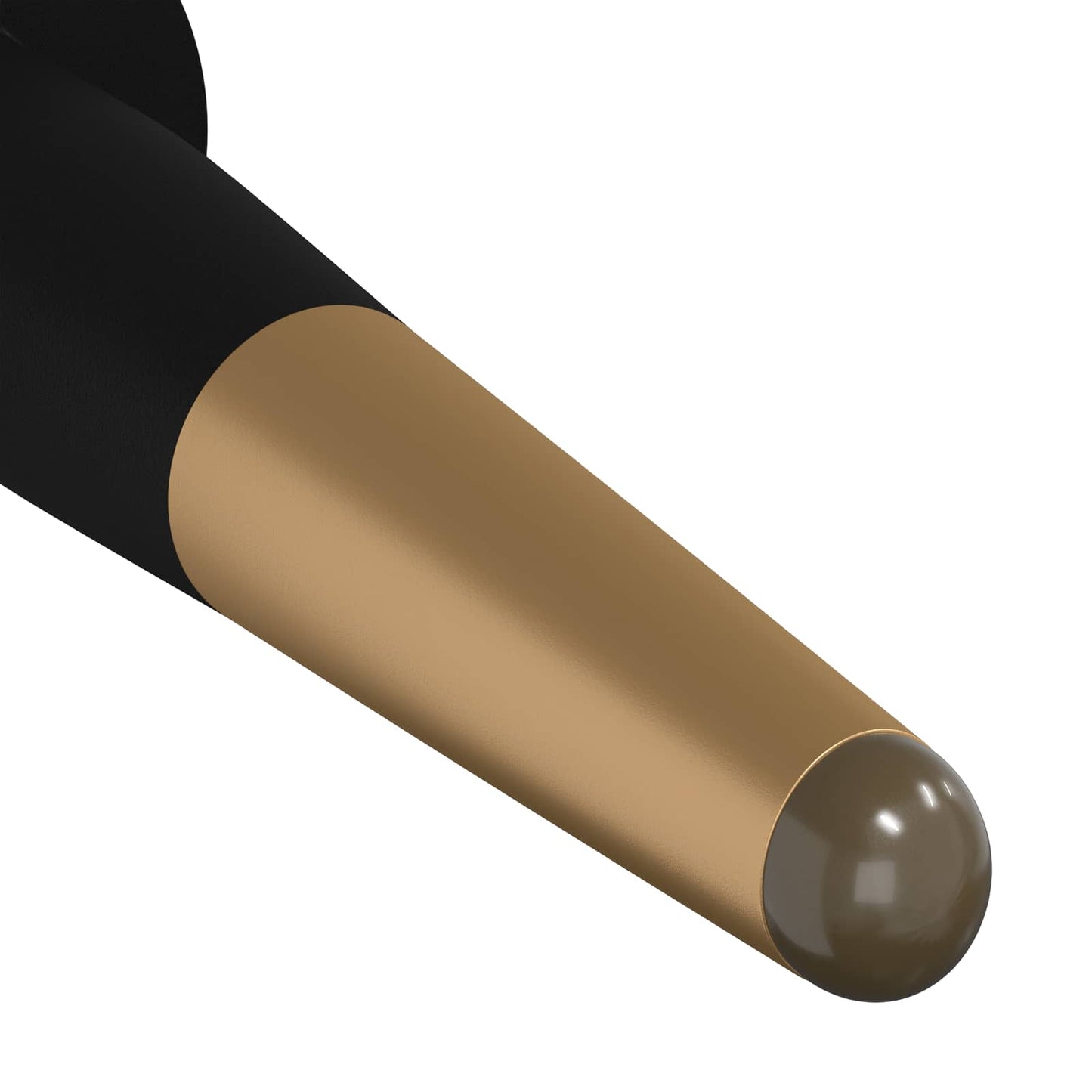 Meubelpoten 2 pcs Zwart en Goud Ø 40 x 98 mm IJzer is nu te koop bij PeponiXL, paradijselijk wonen!