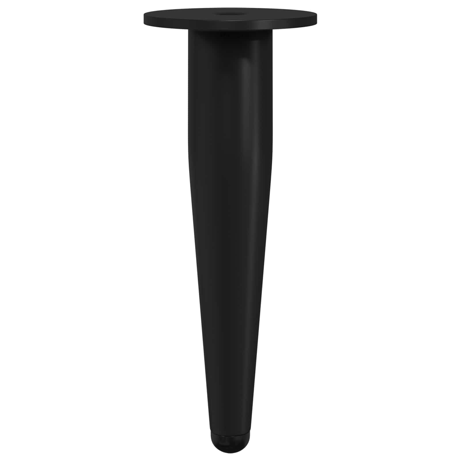 Meubelpoten 2 pcs Zwart Ø 40 x 98 mm IJzer is nu te koop bij PeponiXL, paradijselijk wonen!