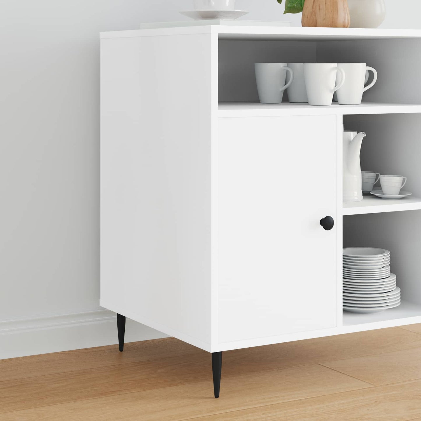 Meubelpoten 12 pcs Zwart Ø 40 x 98 mm IJzer is nu te koop bij PeponiXL, paradijselijk wonen!