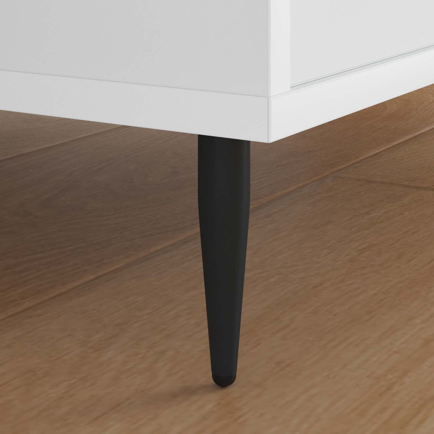 Meubelpoten 12 pcs Zwart Ø 40 x 98 mm IJzer is nu te koop bij PeponiXL, paradijselijk wonen!