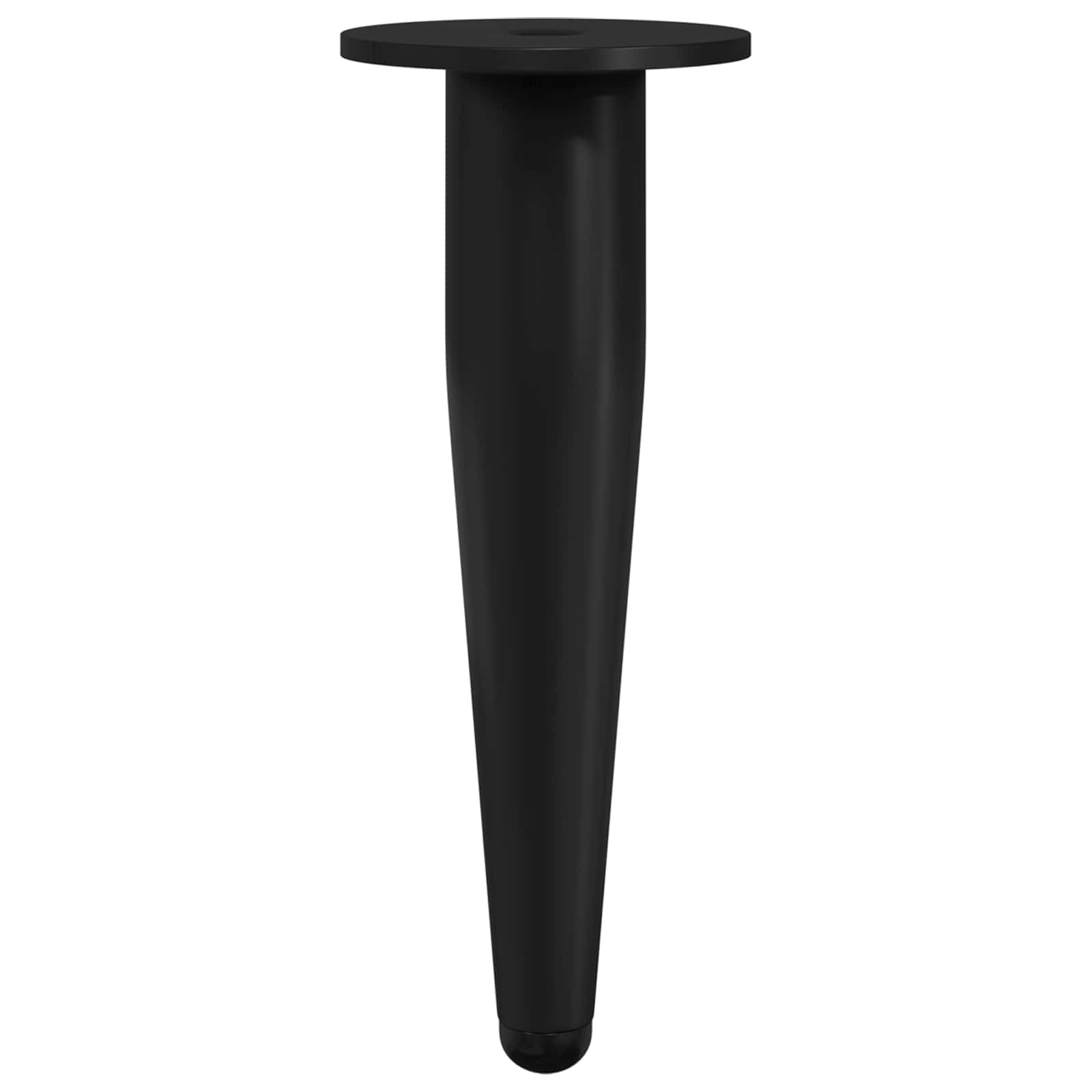 Meubelpoten 12 pcs Zwart Ø 40 x 98 mm IJzer is nu te koop bij PeponiXL, paradijselijk wonen!