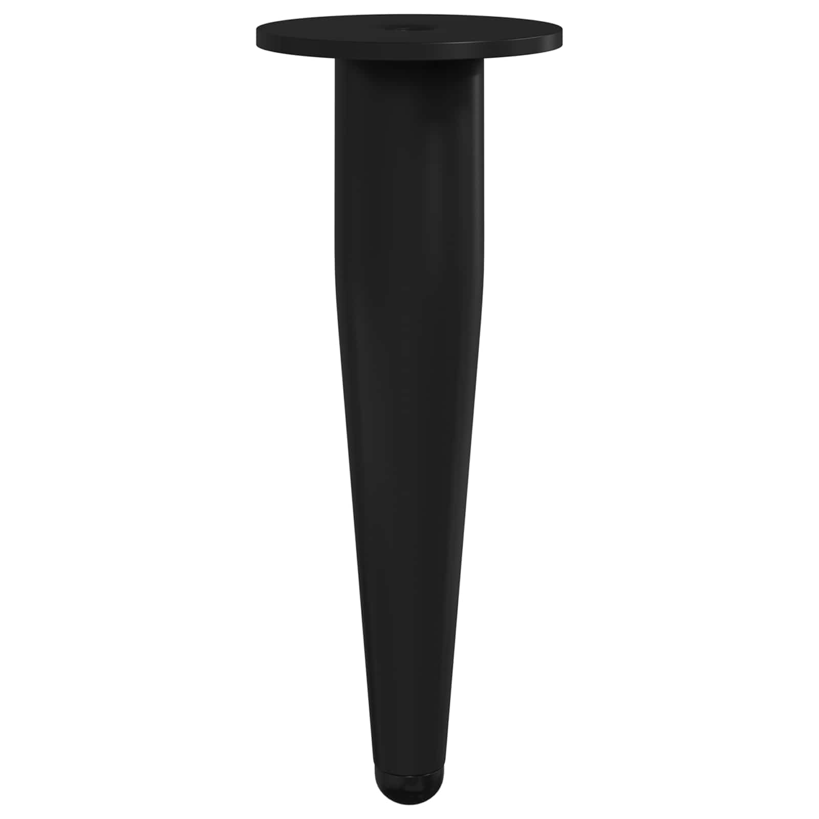 Meubelpoten 12 pcs Zwart Ø 40 x 98 mm IJzer is nu te koop bij PeponiXL, paradijselijk wonen!
