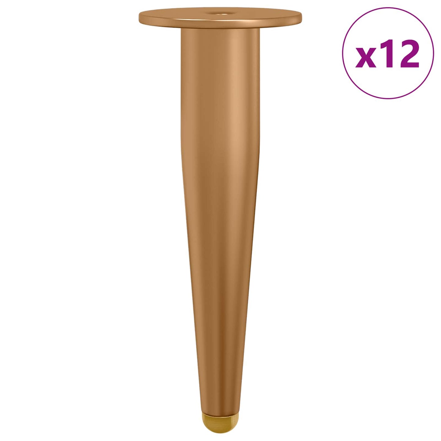 Staande Poten 12 pcs Goud 98 x 40 mm IJzer is nu te koop bij PeponiXL, paradijselijk wonen!