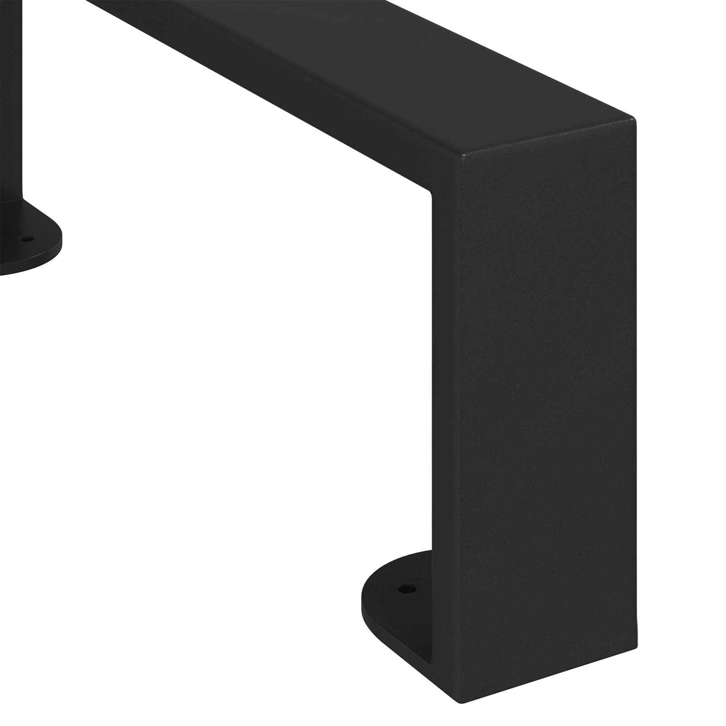Meubelpoten 12 pcs Zwart 281 x 40,5 x 100 mm IJzer is nu te koop bij PeponiXL, paradijselijk wonen!